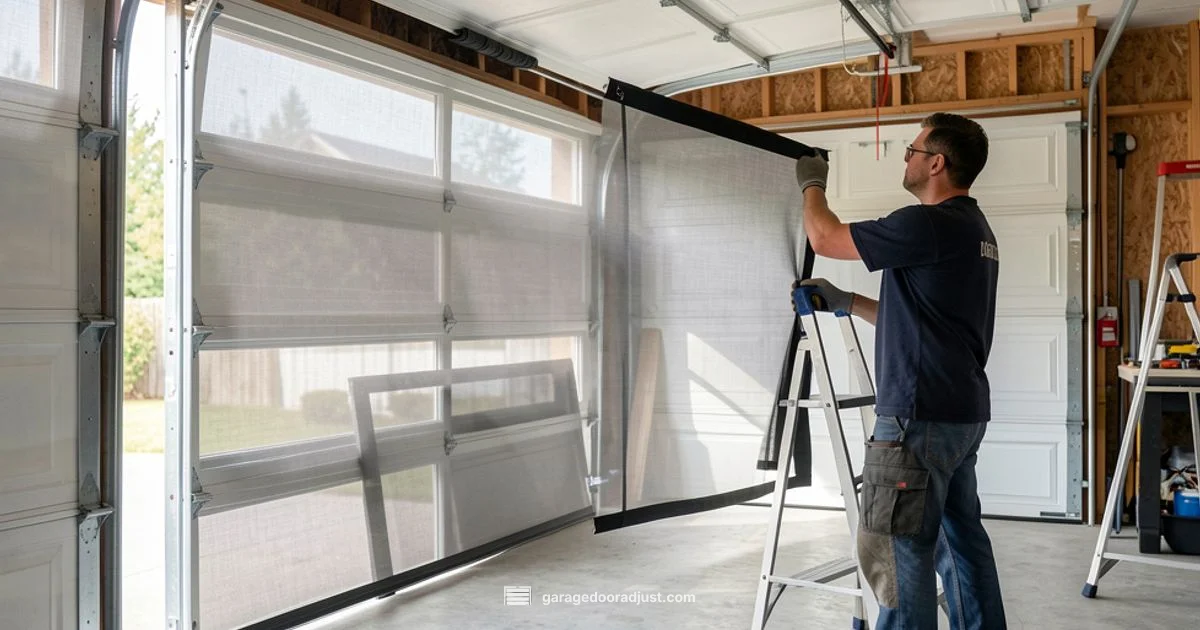 Screen Kit Install - GarageDoorAdjust