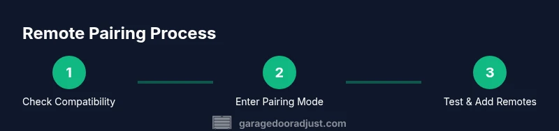 Tailwind infographic showing a 3-step remote pairing process