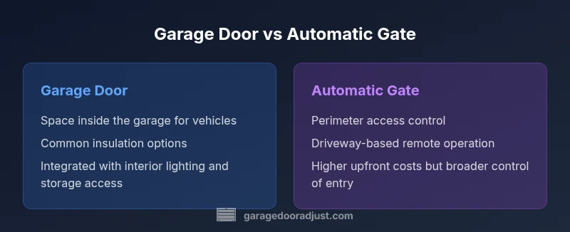 Comparison of Garage Door vs Automatic Gate
