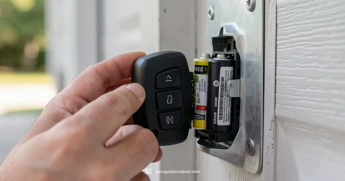 Keypad Battery Guide - GarageDoorAdjust