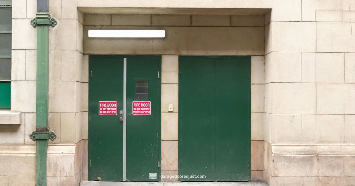 Fire-Rated Garage Door Fire-Rated Garage Door - GarageDoorAdjust