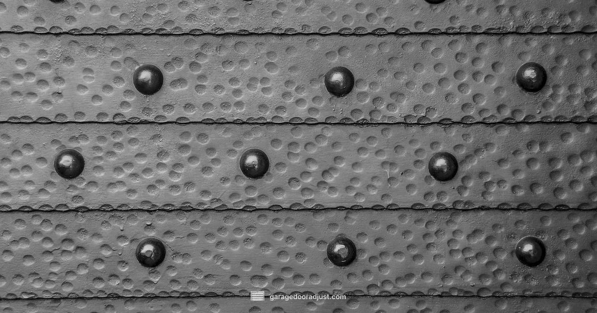 Peeling Door Fix - GarageDoorAdjust