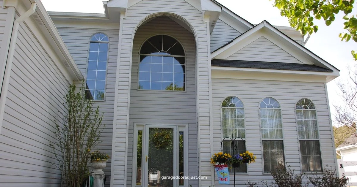 Bold Exterior Accent - GarageDoorAdjust