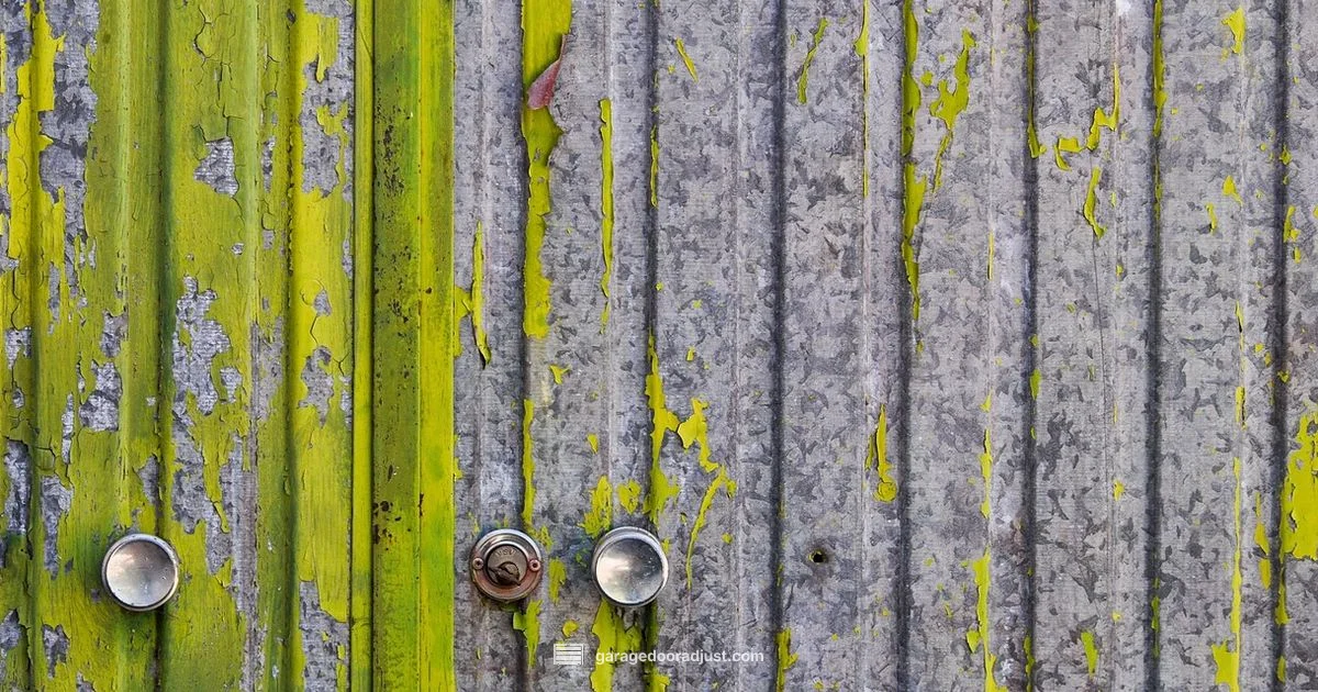 Metal Door Makeover - GarageDoorAdjust