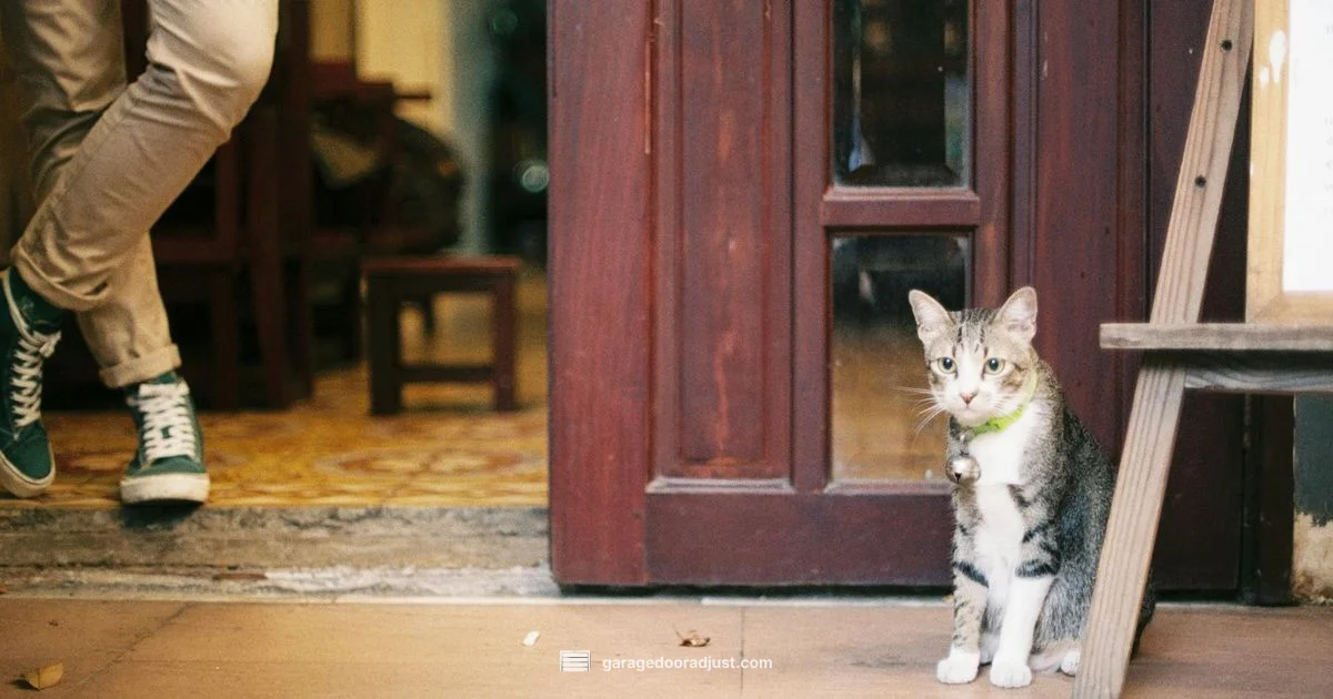 Garage Cat Door Install - GarageDoorAdjust
