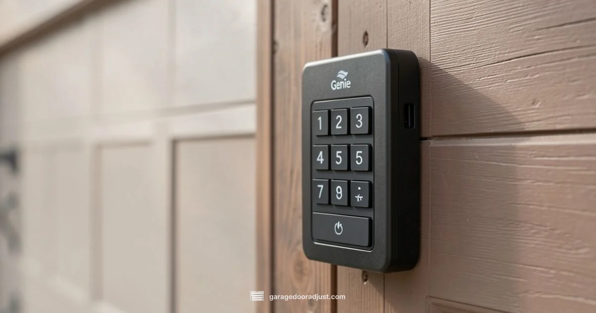 Genie Keypad Setup - GarageDoorAdjust