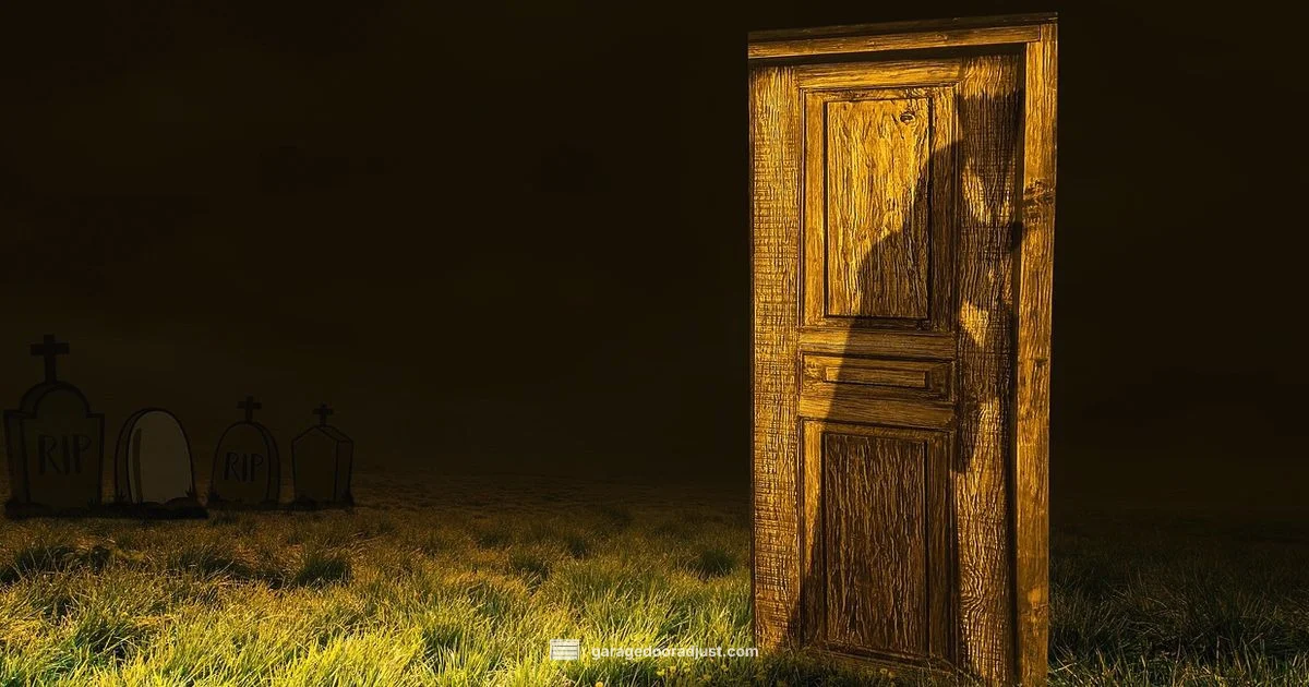 Spooky Garage Door Spooky Garage Door - GarageDoorAdjust