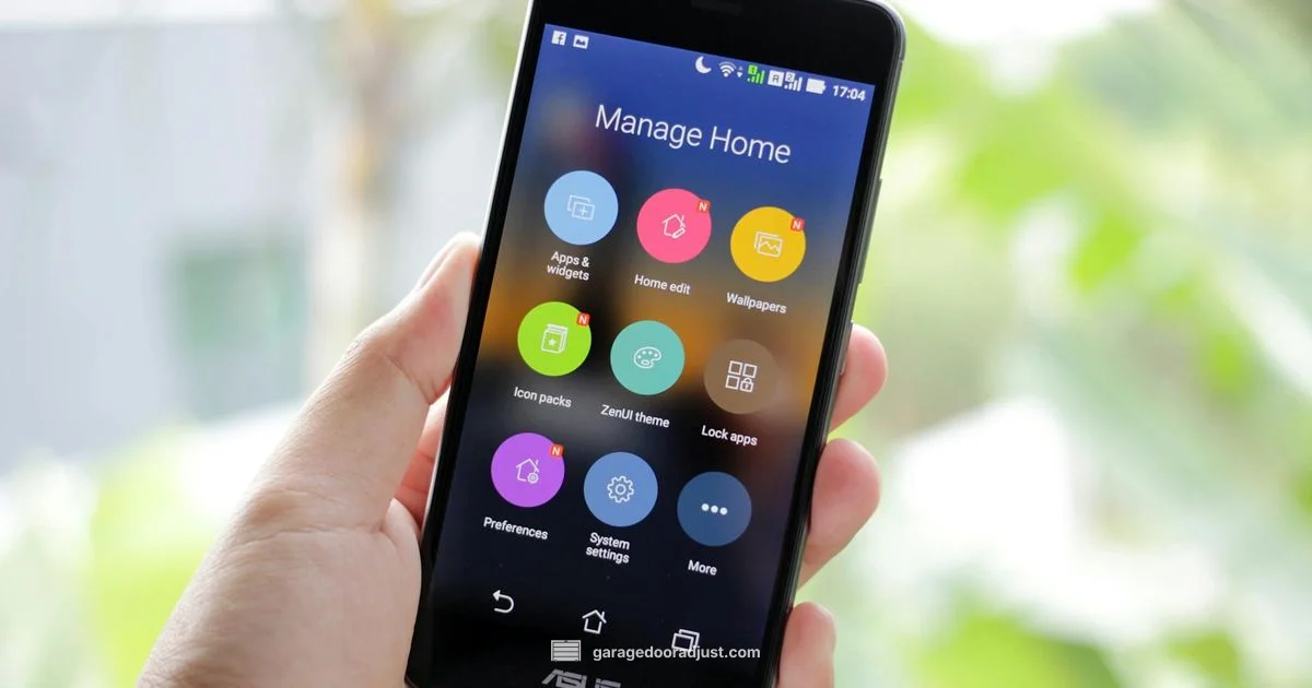 Garage Door App Overview - GarageDoorAdjust