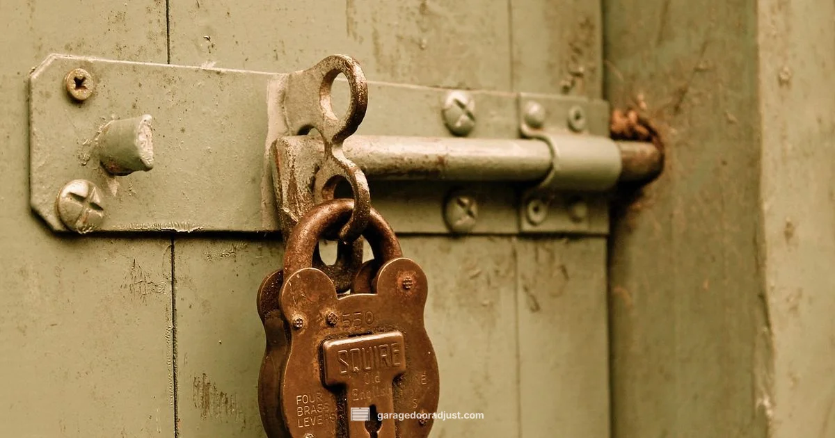 Garage Door Lock Guide - GarageDoorAdjust