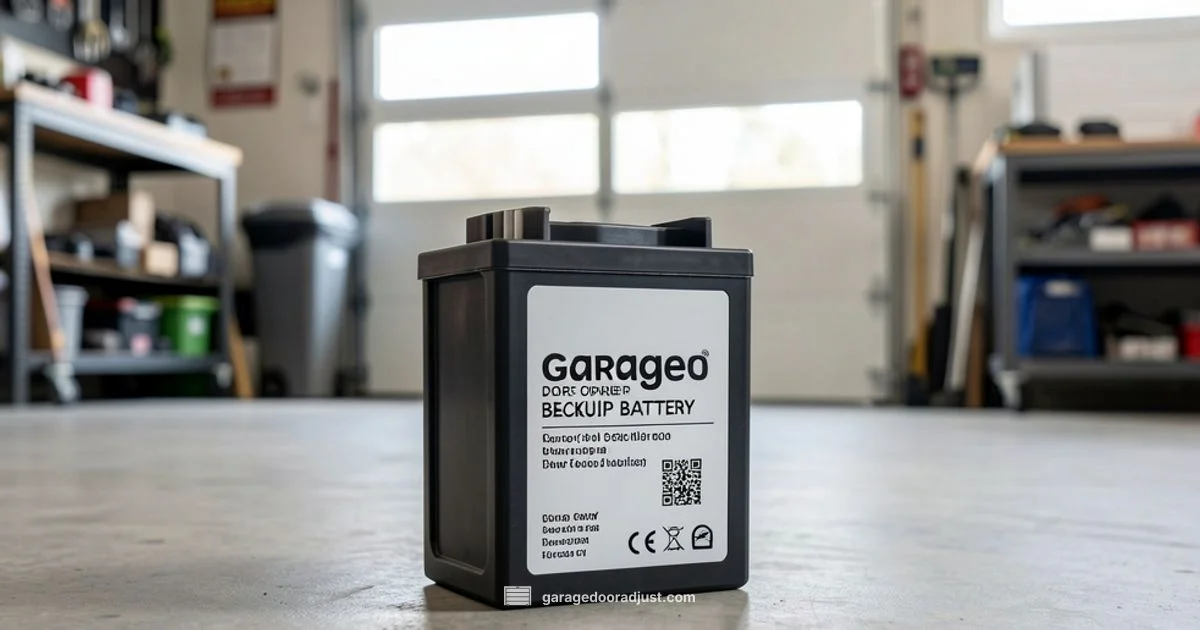 12V Opener Battery Guide - GarageDoorAdjust