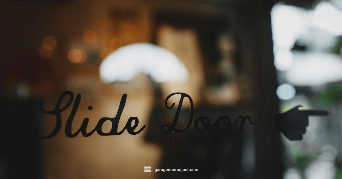 Sliding Glass Entry - GarageDoorAdjust