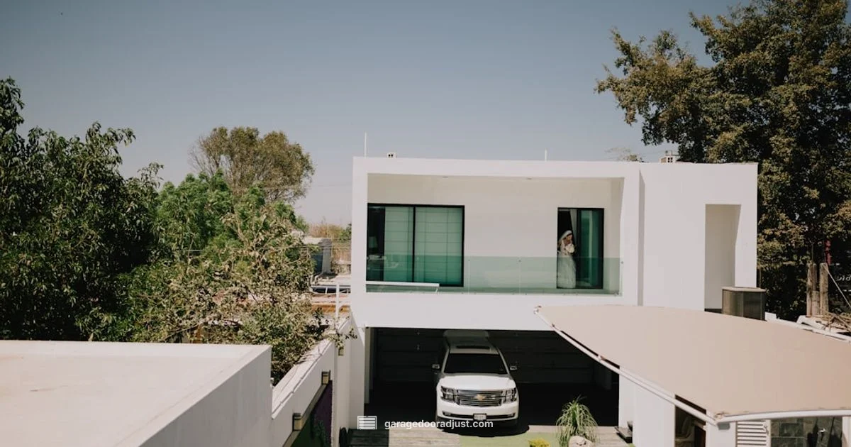White House Garage Ideas - GarageDoorAdjust