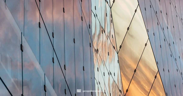 Sleek Modern Door - GarageDoorAdjust