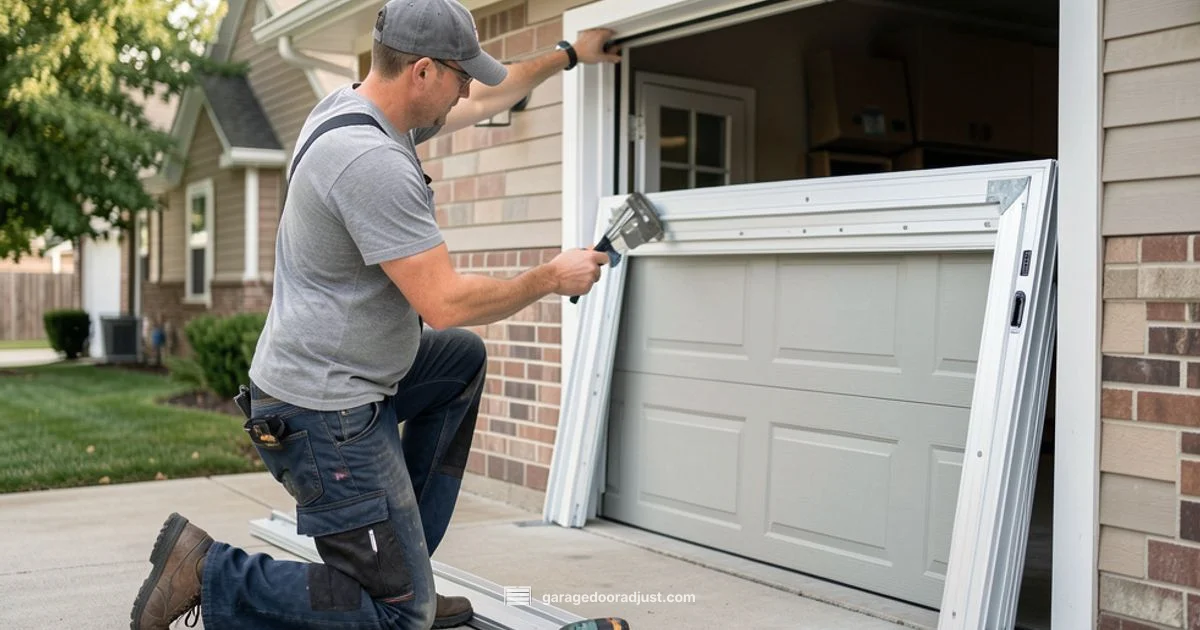 DIY Garage Door Install - GarageDoorAdjust