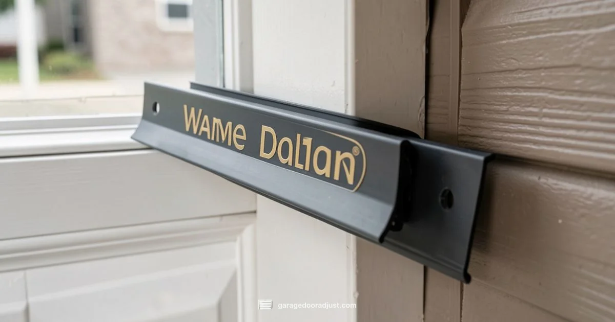 Seal Replacement Guide - GarageDoorAdjust
