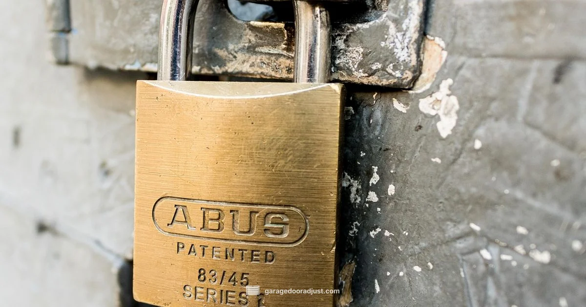 Garage Door Lock Fit - GarageDoorAdjust