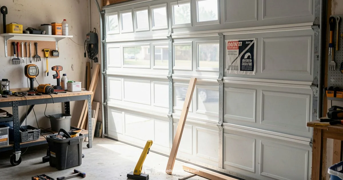 Jammed Garage Door Fix - GarageDoorAdjust