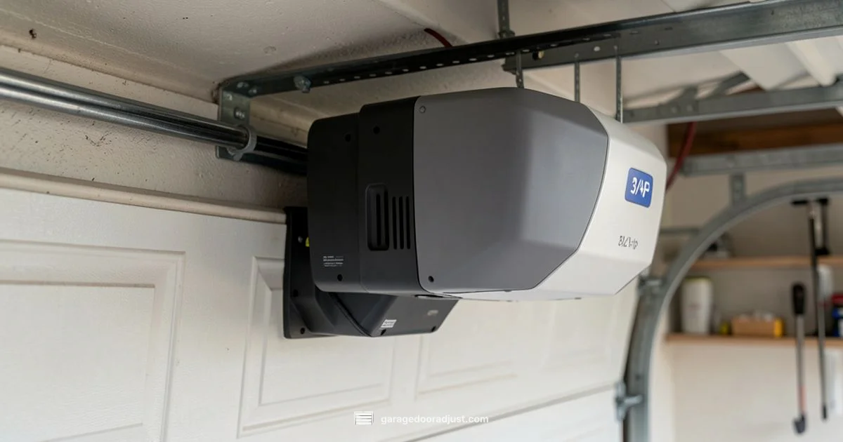 Three Quarter HP Opener - GarageDoorAdjust