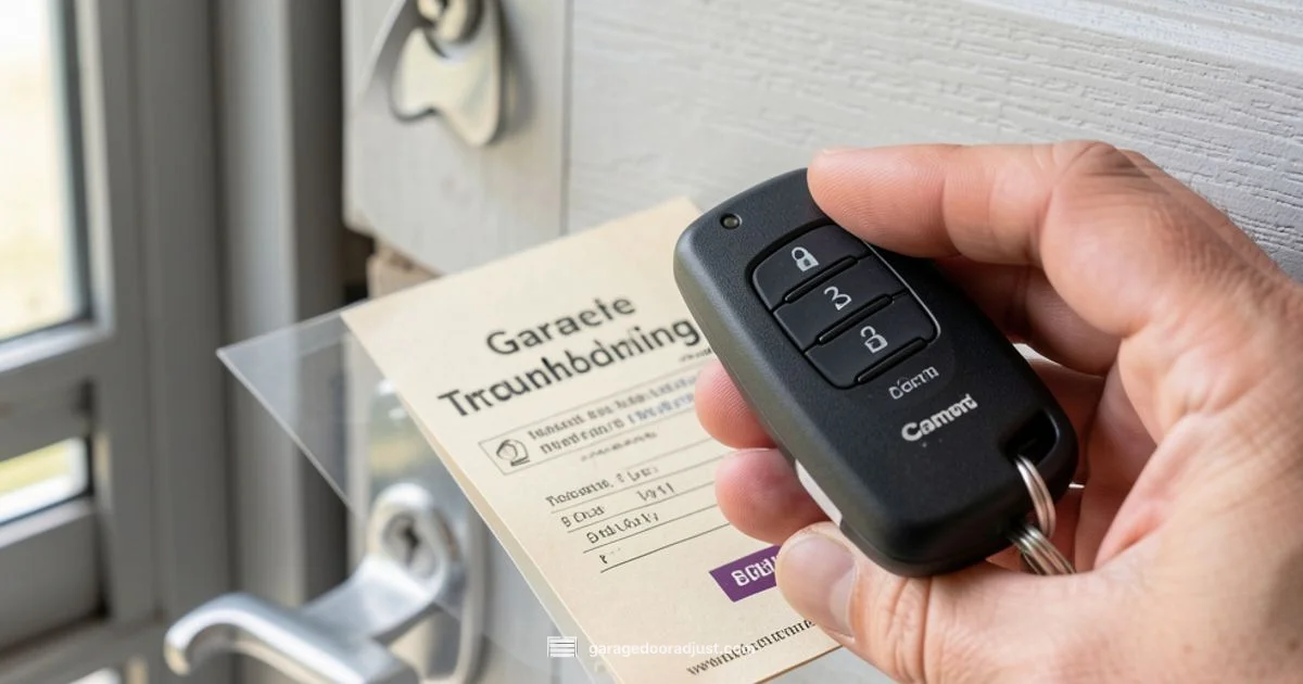 Remote Fix Guide Remote Fix Guide - GarageDoorAdjust