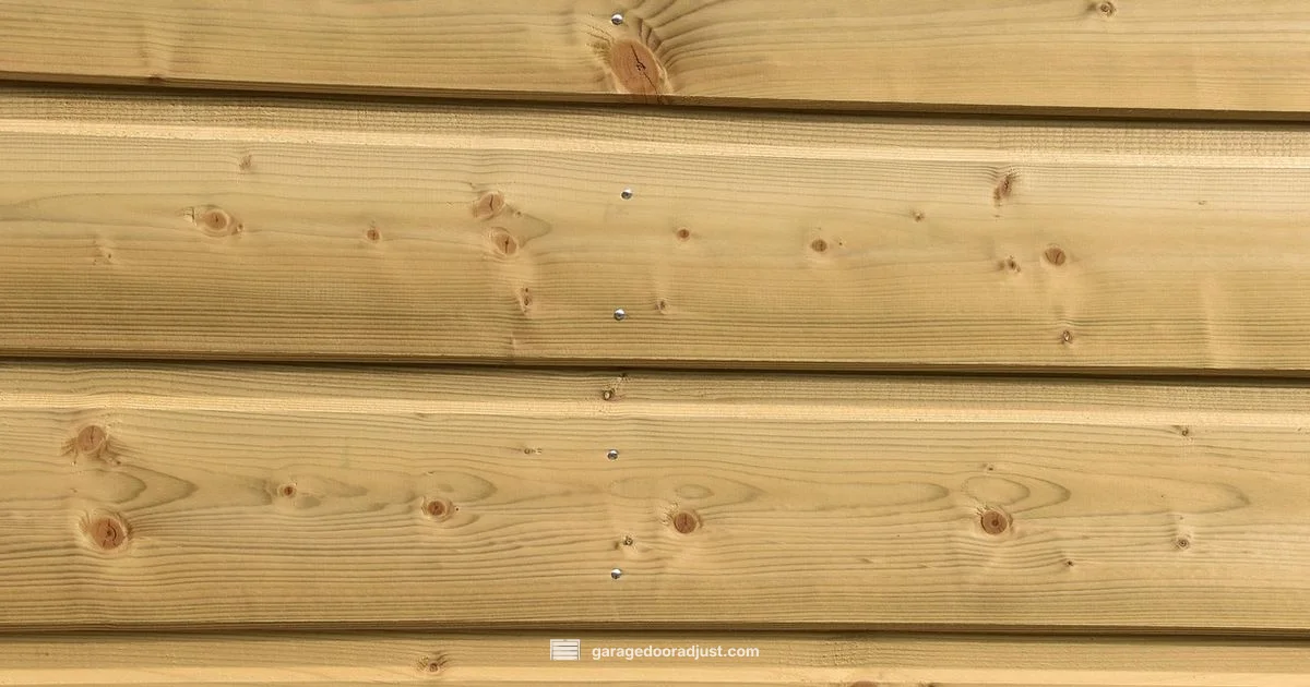 Wooden Panel Door Care - GarageDoorAdjust