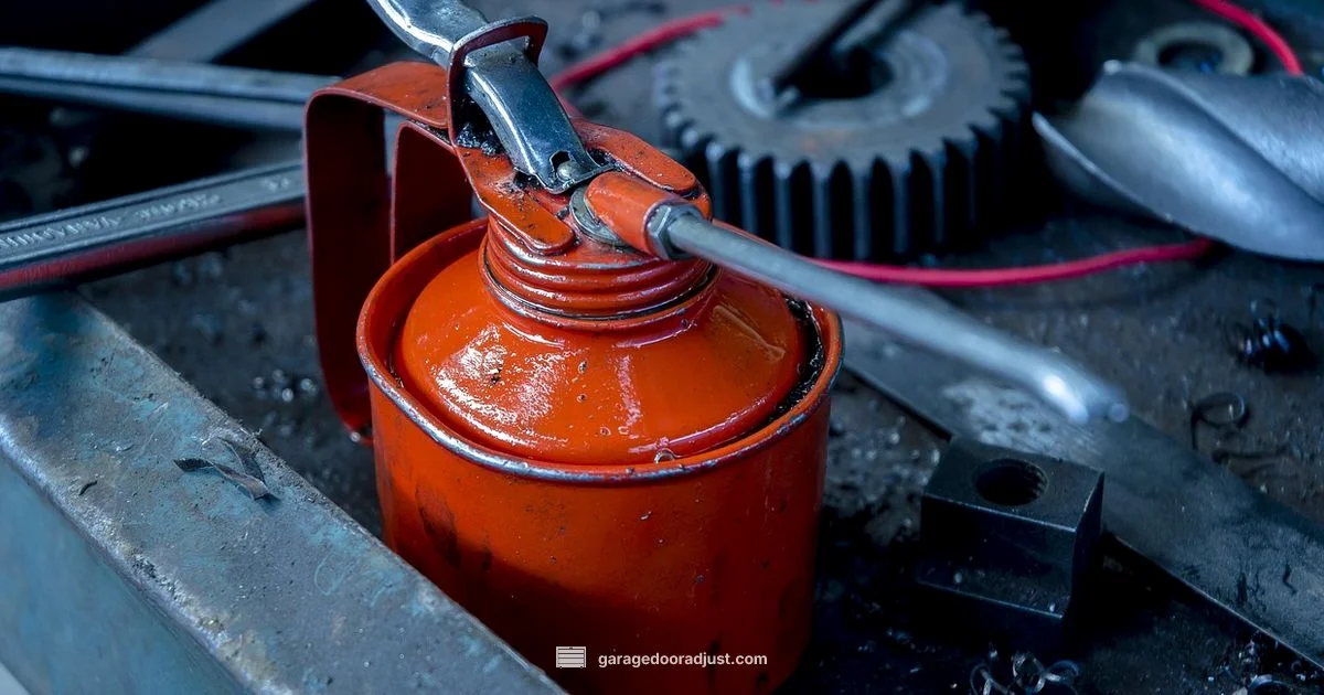 Garage Door Lubrication - GarageDoorAdjust