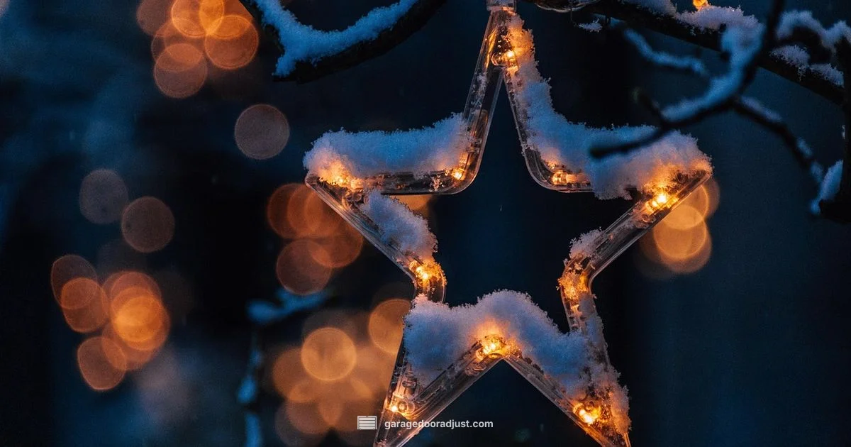 Garage Door Christmas Glow - GarageDoorAdjust
