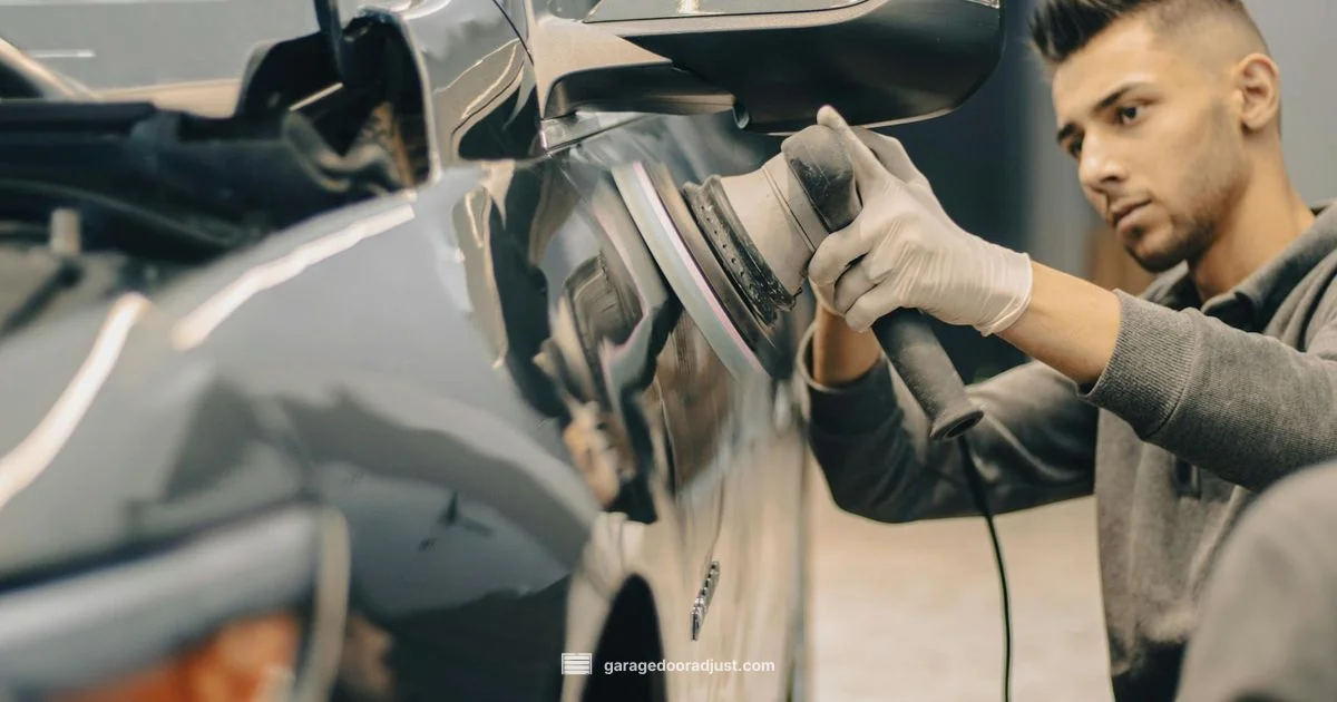 Polish Your Garage Door - GarageDoorAdjust