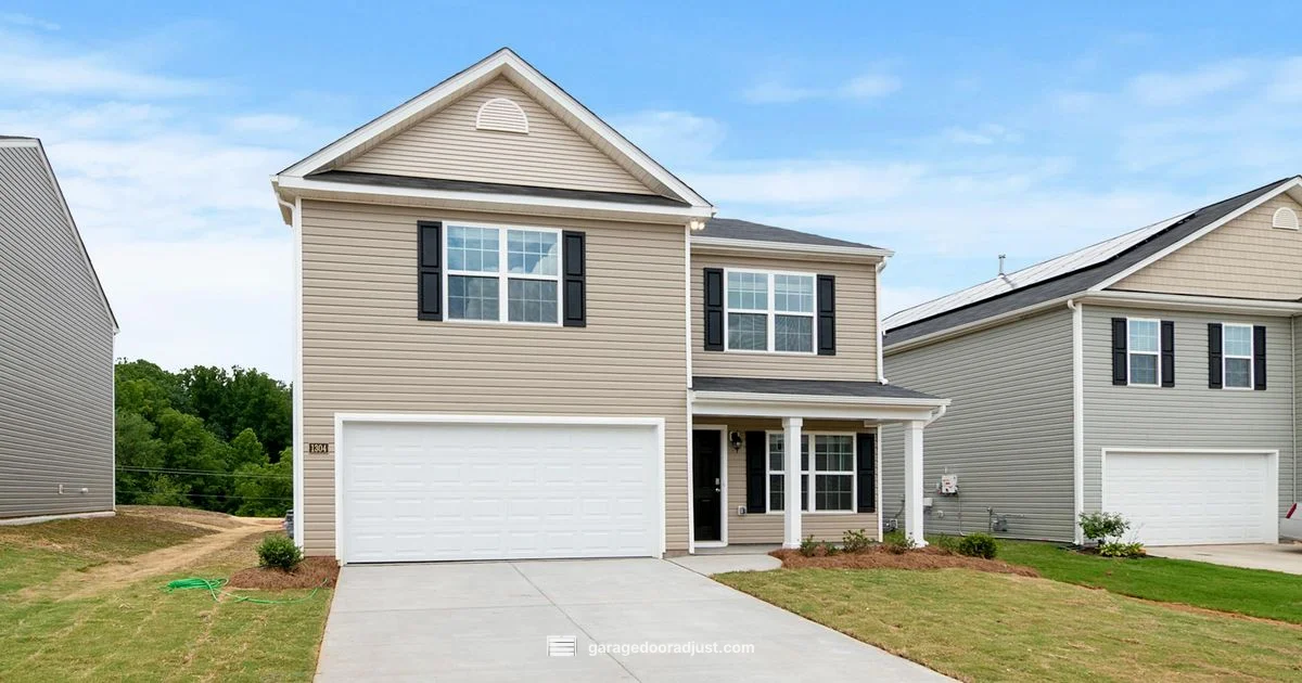 New Garage Door Installed - GarageDoorAdjust