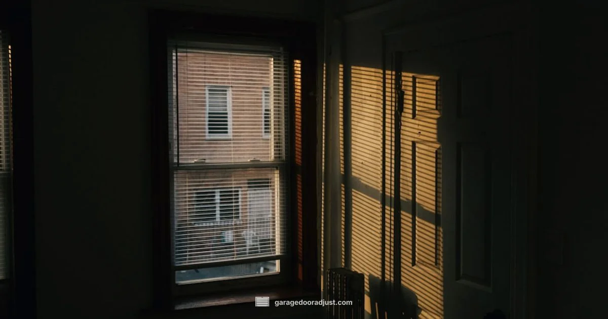 Window in the Garage Opening - GarageDoorAdjust