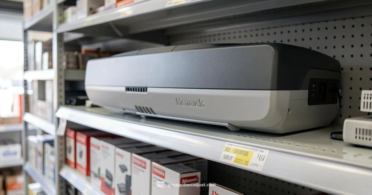 Find Openers at Menards - GarageDoorAdjust