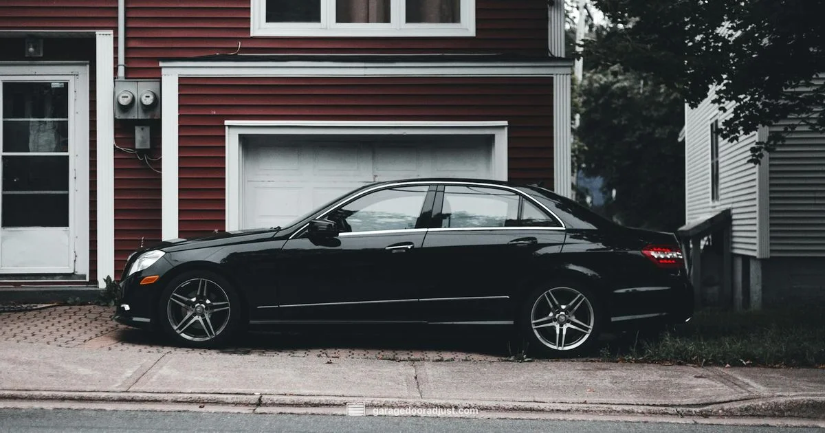 Modern Black Doors - GarageDoorAdjust