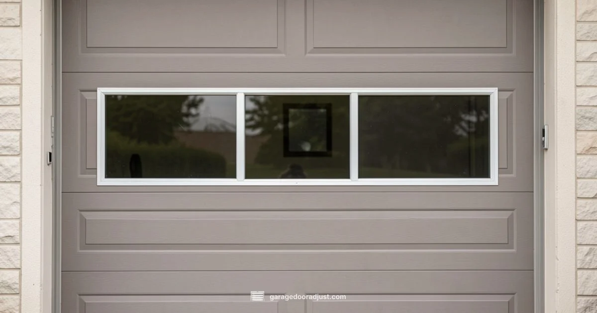 Windowed Garage Door - GarageDoorAdjust