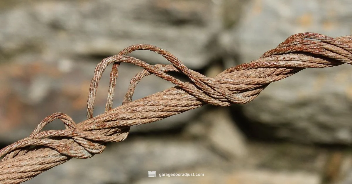 Cable Break Repair Cable Break Repair - GarageDoorAdjust