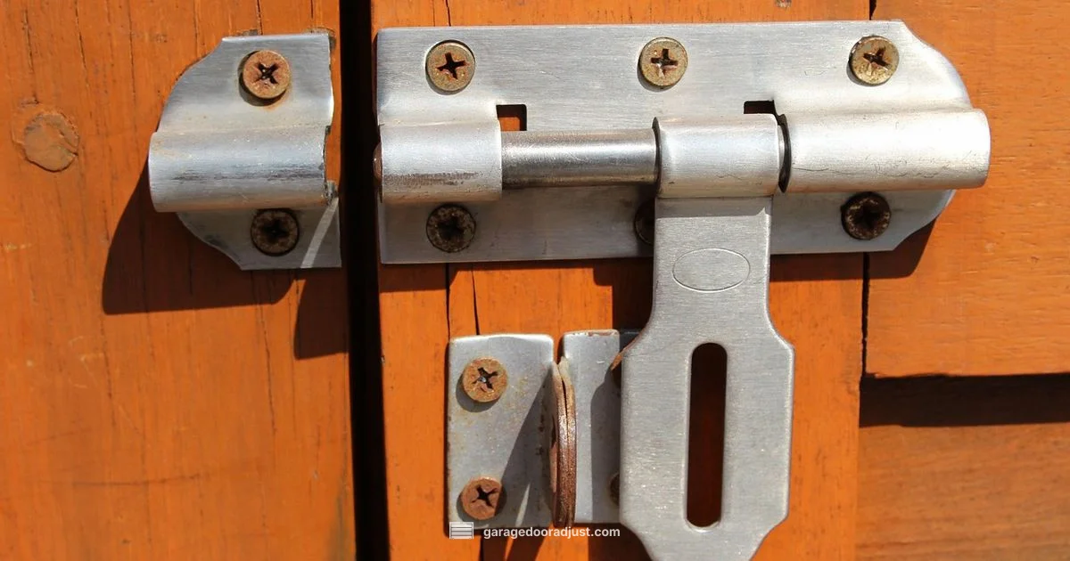 Latch Basics - GarageDoorAdjust