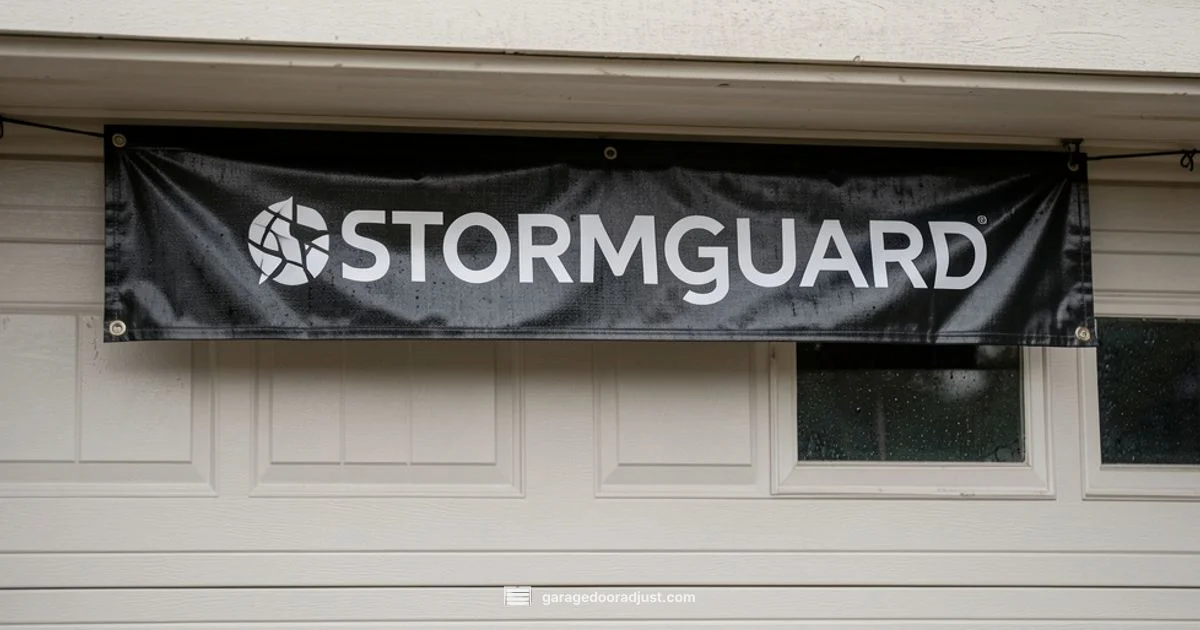 StormGuard Rain Deflector - GarageDoorAdjust